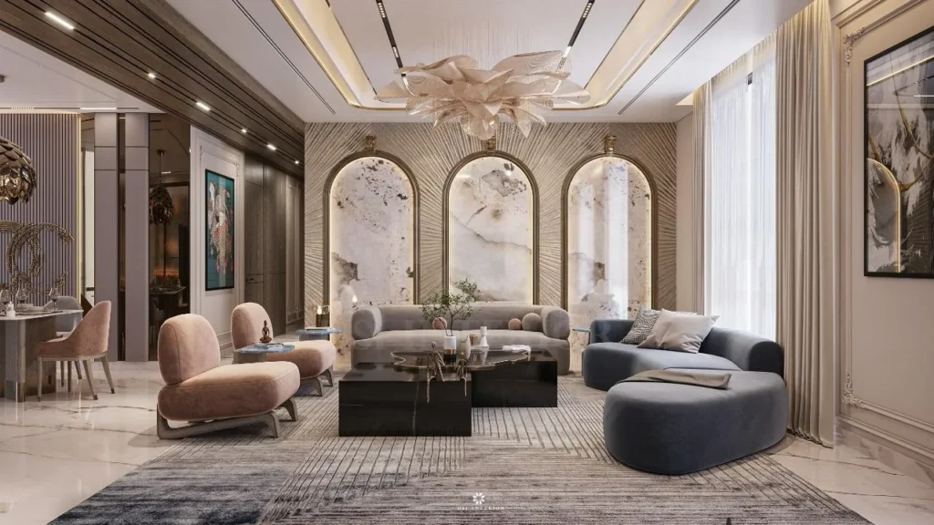 Luxury apartment interior design in Karol Bagh Delhi