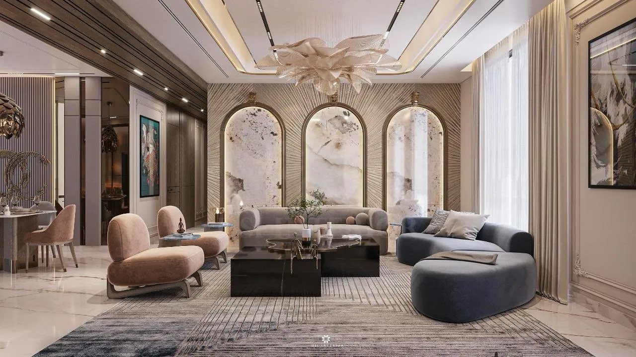 Luxury apartment interior design in Karol Bagh Delhi