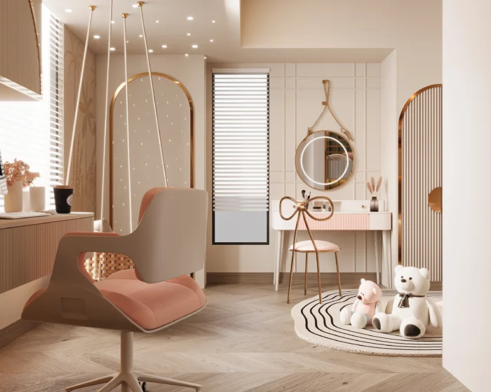 Luxury bedroom interior in Ballygunge Kolkata