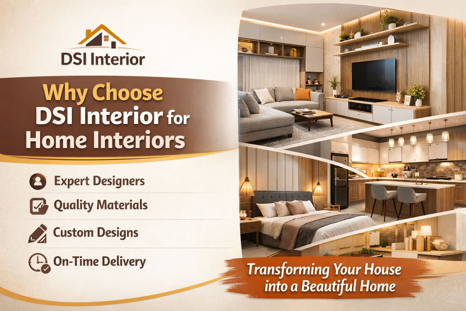Why Choose DSI Interior for Home Interiors