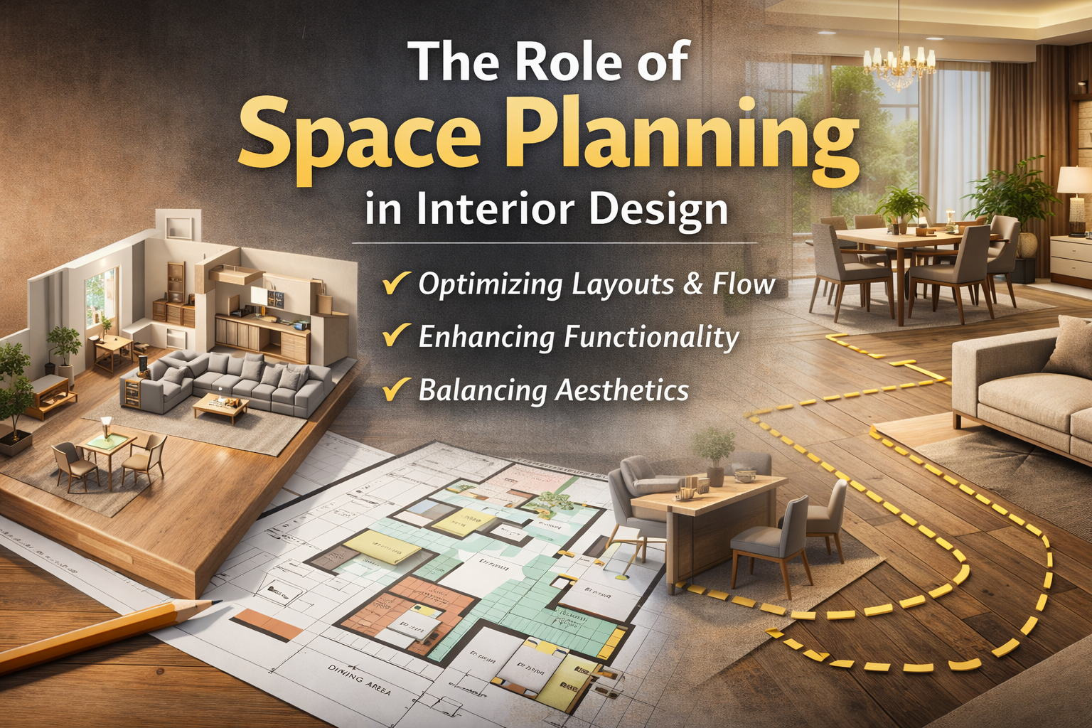 Space planning in interior design by DSI Interior
