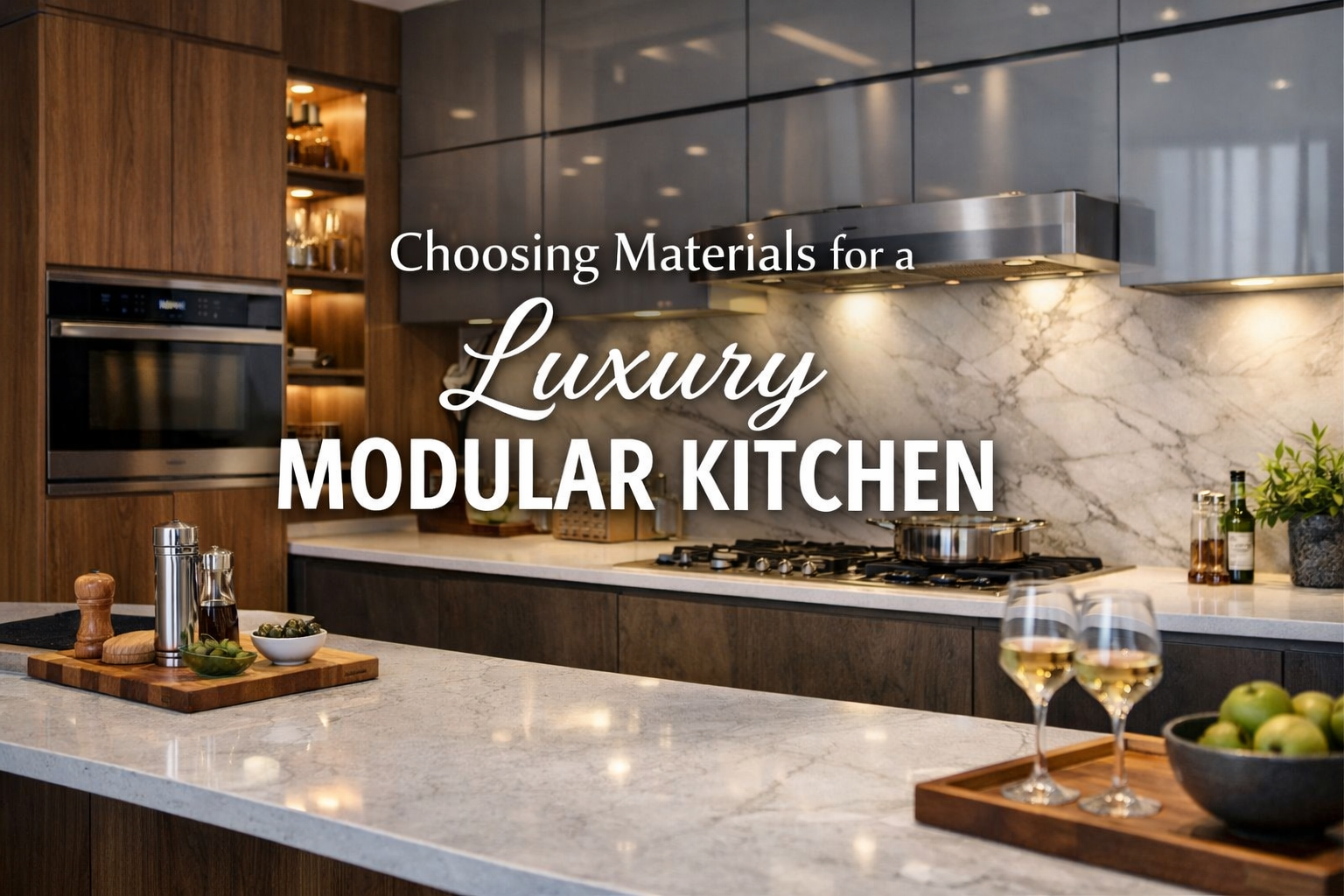 Choosing Materials for a Luxury Modular Kitchen