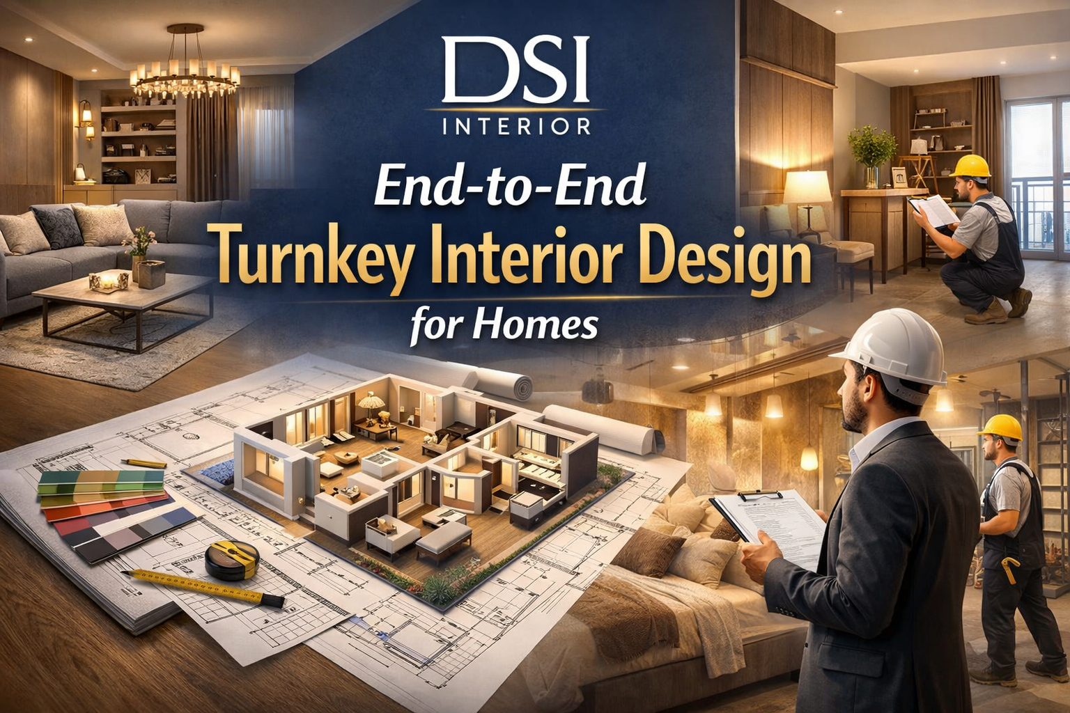 End-to-End Turnkey Interior Design for Homes