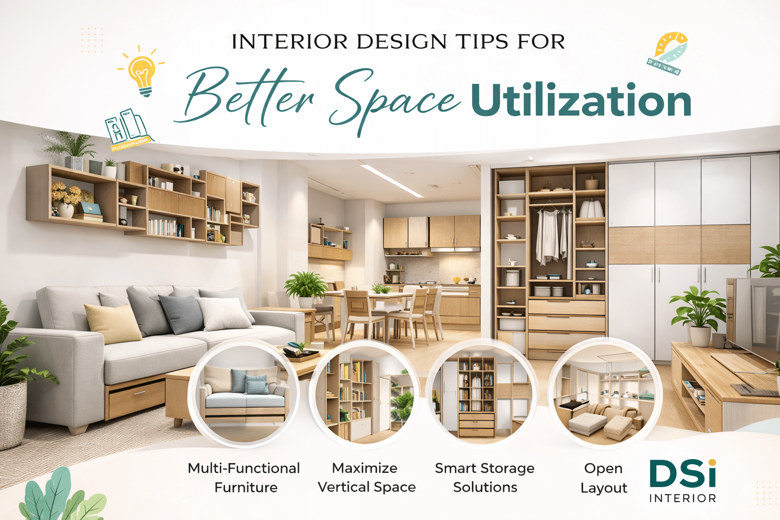 Interior Design Tips for Better Space Utilization