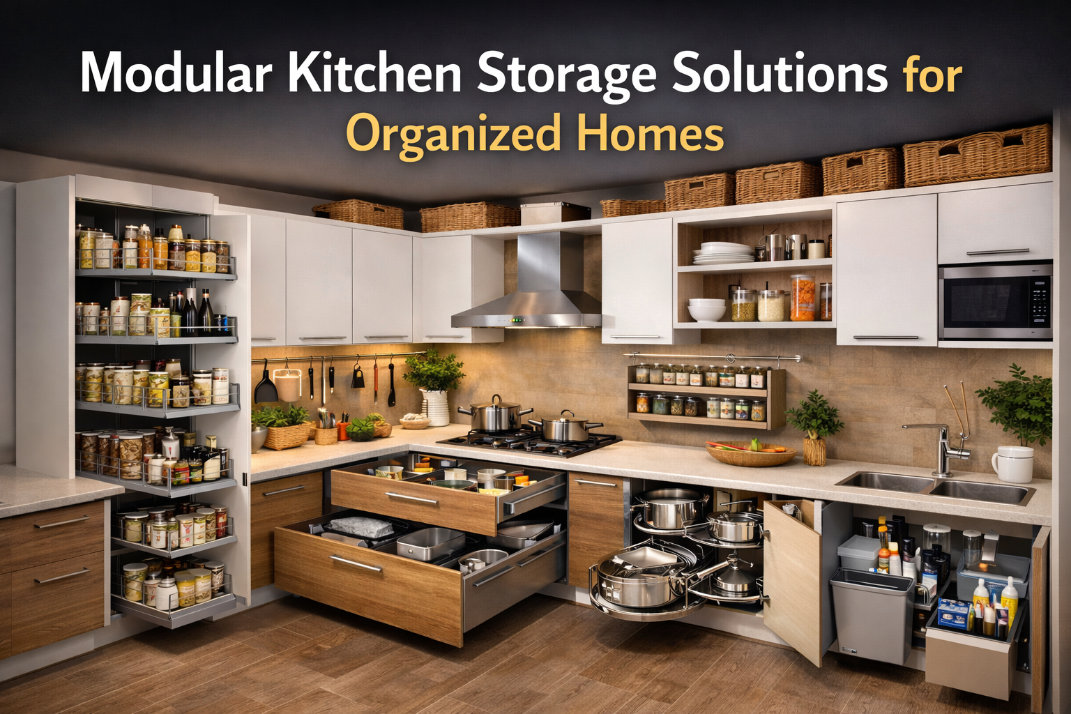 Modular Kitchen Storage Solutions
