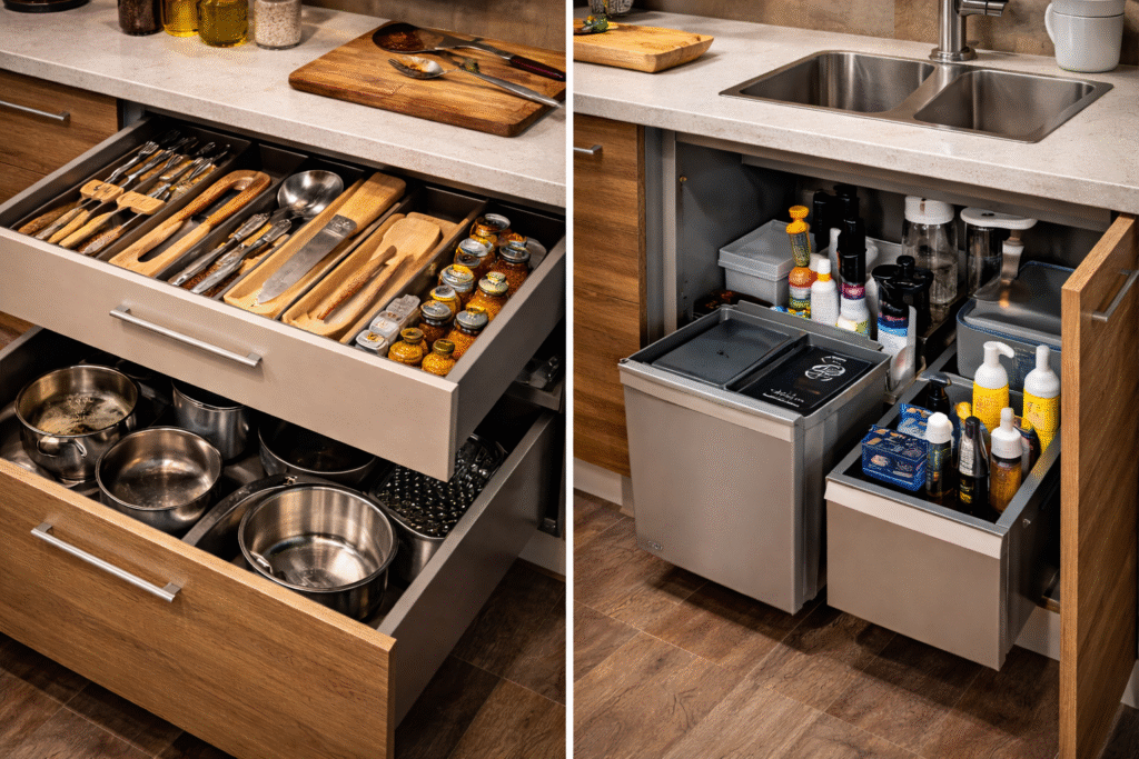 Modular Kitchen Storage Solutions
