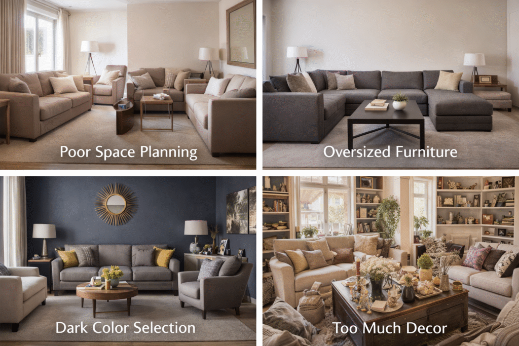 common interior design mistakes to avoid