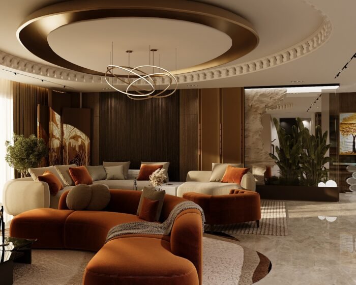 Interior design in Kolkata living room by DSI Interior