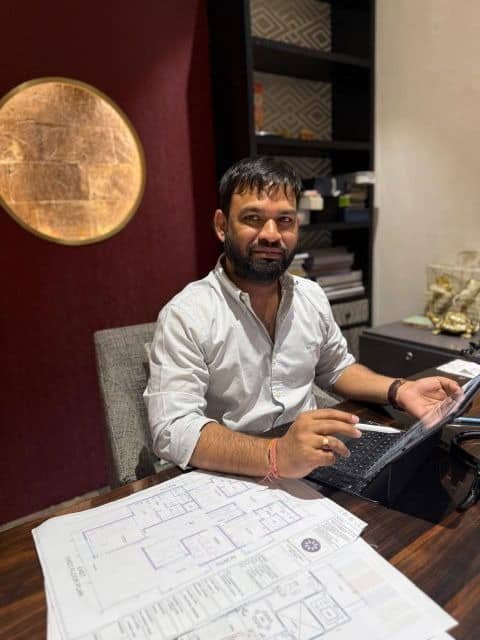 Mr. Damodar Yadav Founder of DSI Interior India luxury interior designer portrait