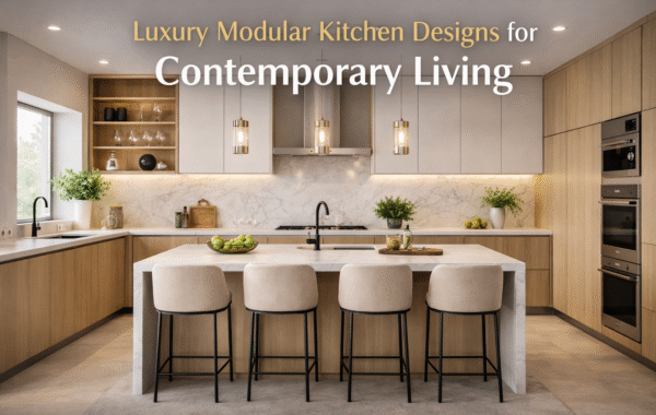 Luxury modular kitchen designs for contemporary living