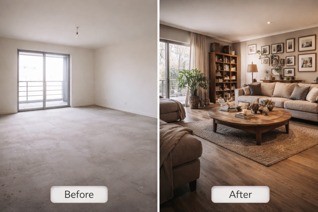 Hassle-Free Turnkey Interior Services for Homes